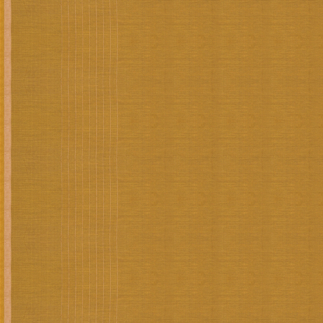 Handwoven Green with Orange Silk Cotton Saree - 2431T011306DSC
