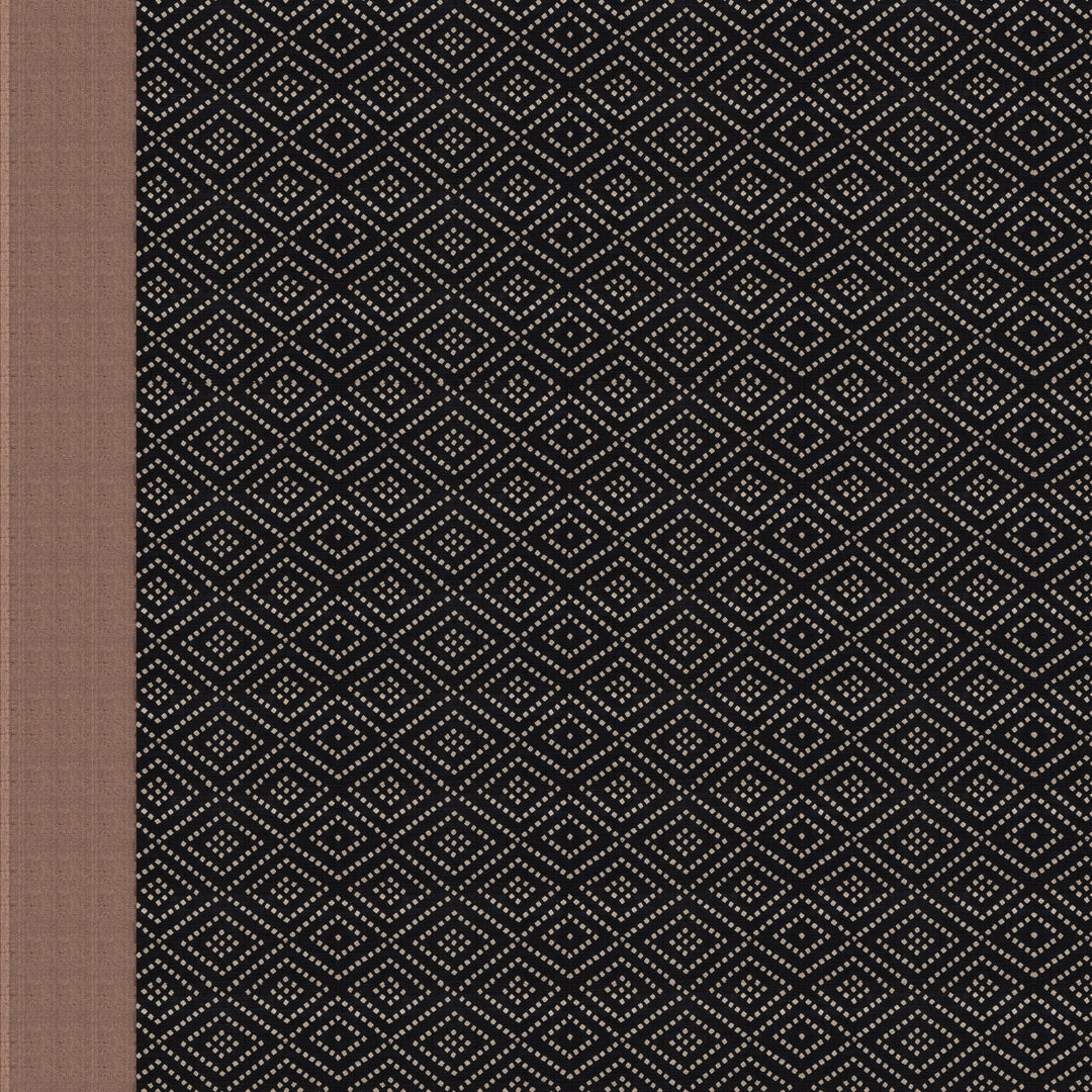Handwoven Multicolour with Black Tussar Silk Saree - 2556T012510DSS