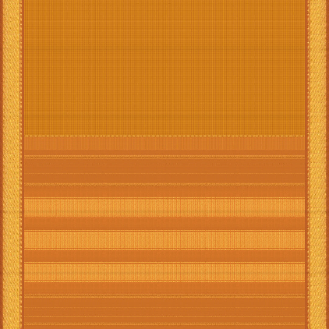 Handwoven Mustard Kanjivaram Silk Saree - 2536T010982DSC
