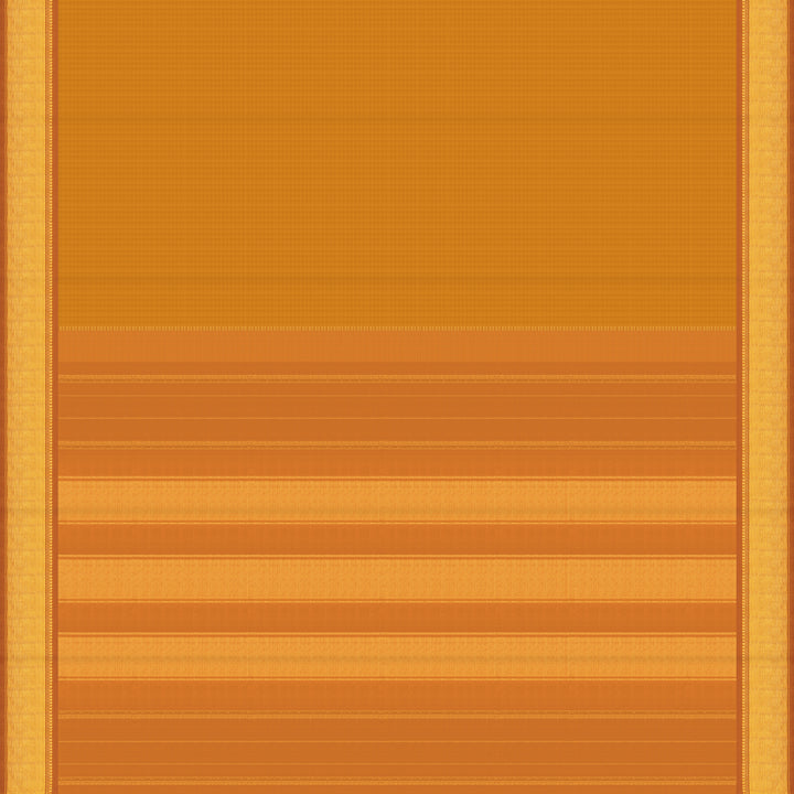 Handwoven Mustard Kanjivaram Silk Saree - 2536T010982DSC
