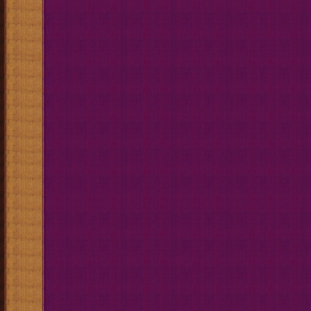 Handwoven Pink with Purple Kanjivaram Silk Saree - 2537T010747DSC