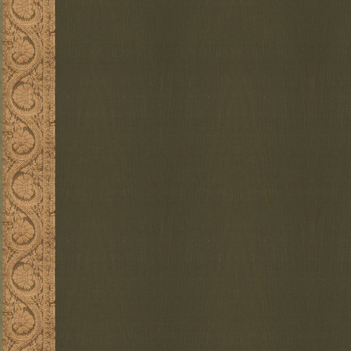 Handwoven Green Silk Cotton Saree  - 1724T007470DSC