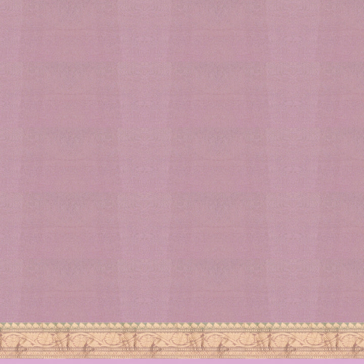 Handwoven Blue with Pink Banarasi Organza Silk Saree - 2598N030551DSC