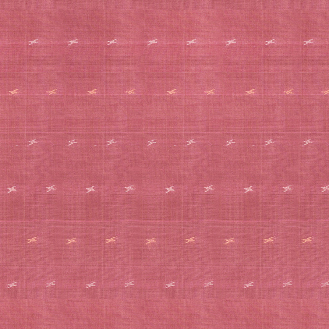 Handwoven Pink Kora Soft Silk Saree - 2637T012897DSC