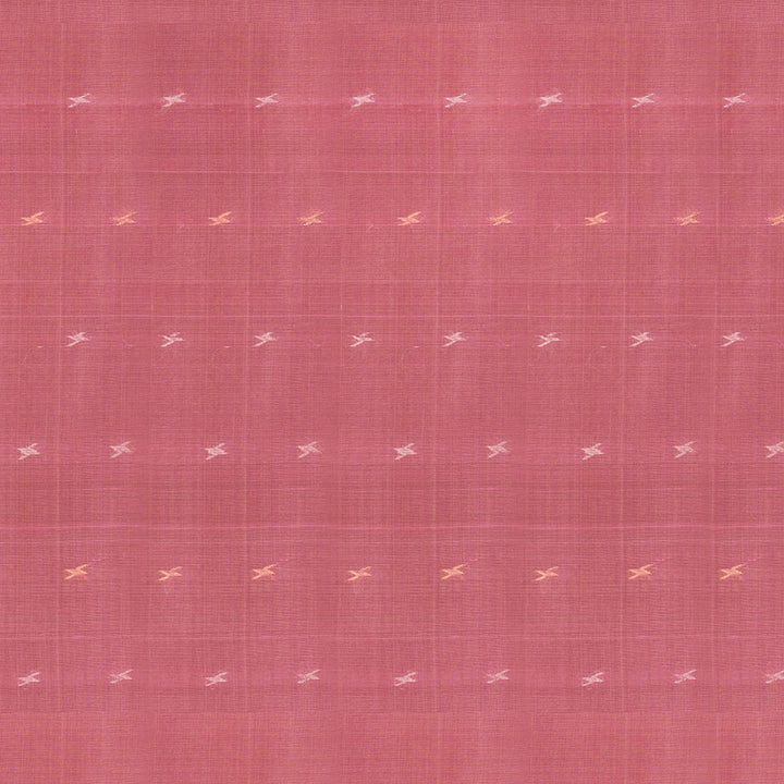 Handwoven Pink Kora Soft Silk Saree - 2637T012897DSC