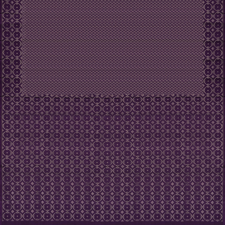 Handwoven Purple Upadda Soft Silk Saree - 2702T012964DSC