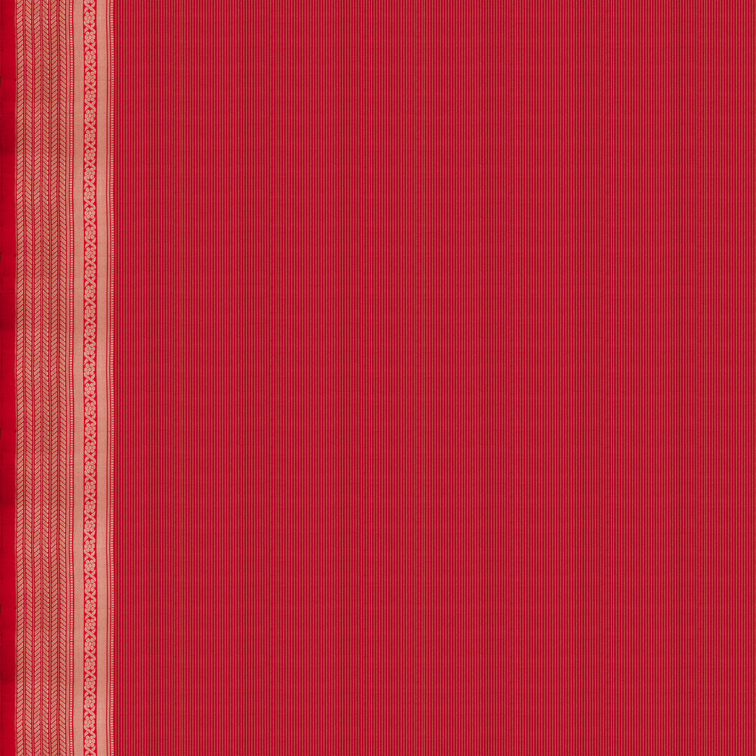 Handwoven Red Uppada Soft Silk Saree - 2710T012880DSC
