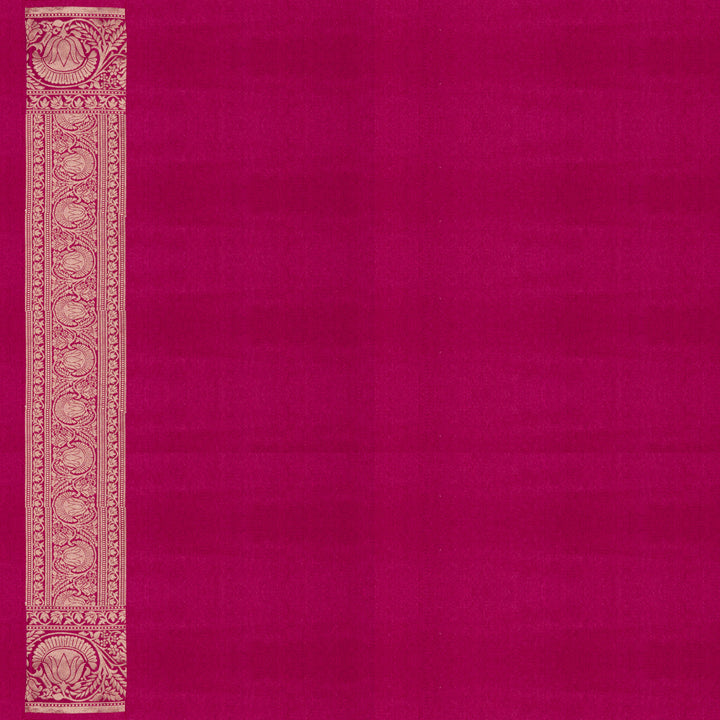 Handwoven Orange with Pink Uppada Soft Silk Saree - 2757T012979DSC