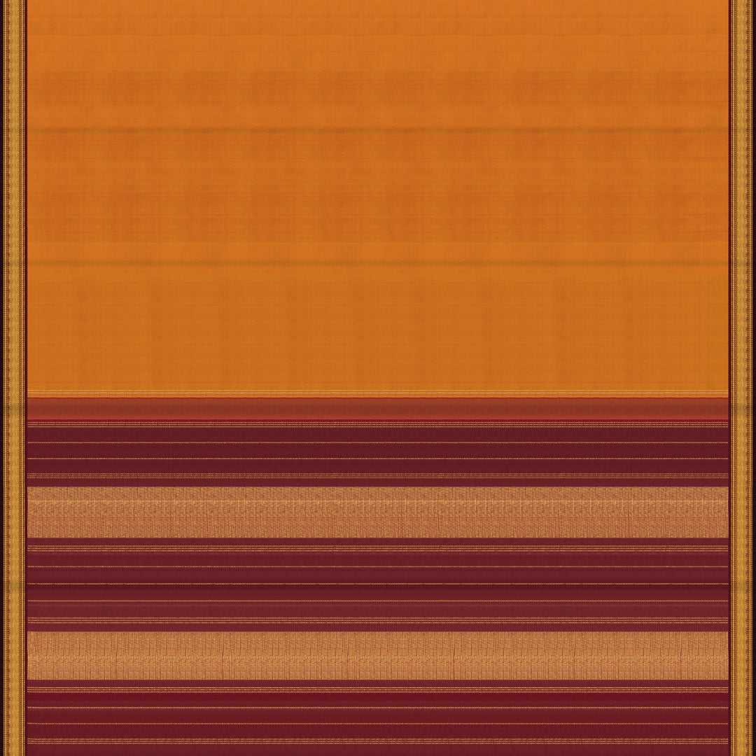 pallu of Handwoven  Kanjivaram Silk Saree 