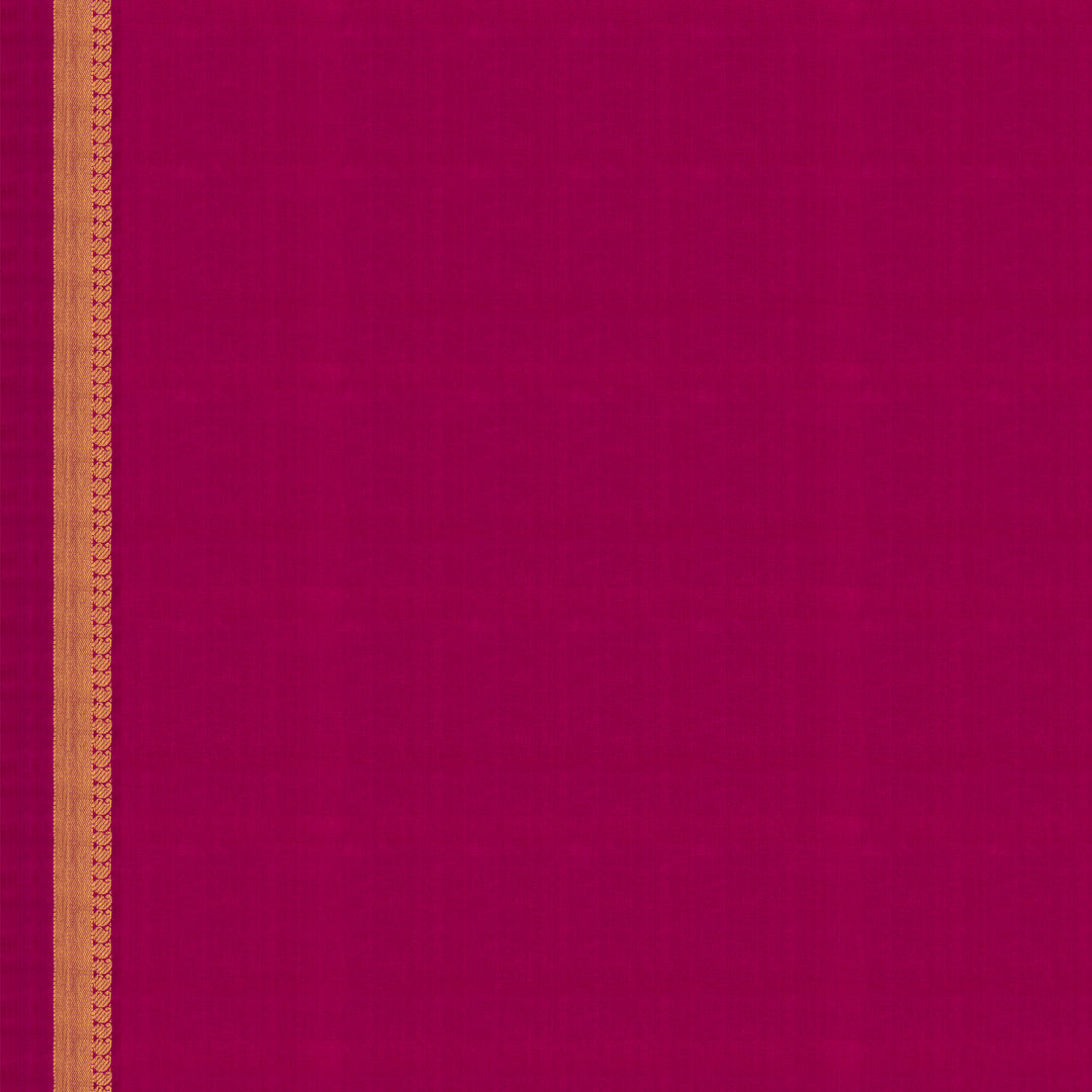 Handwoven Purple with Pink Kanjivaram Silk Saree - 2734T011582DSC