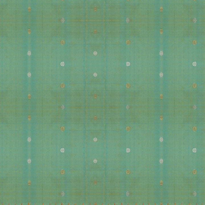 Body design of Handwoven Gadwal Silk Saree 