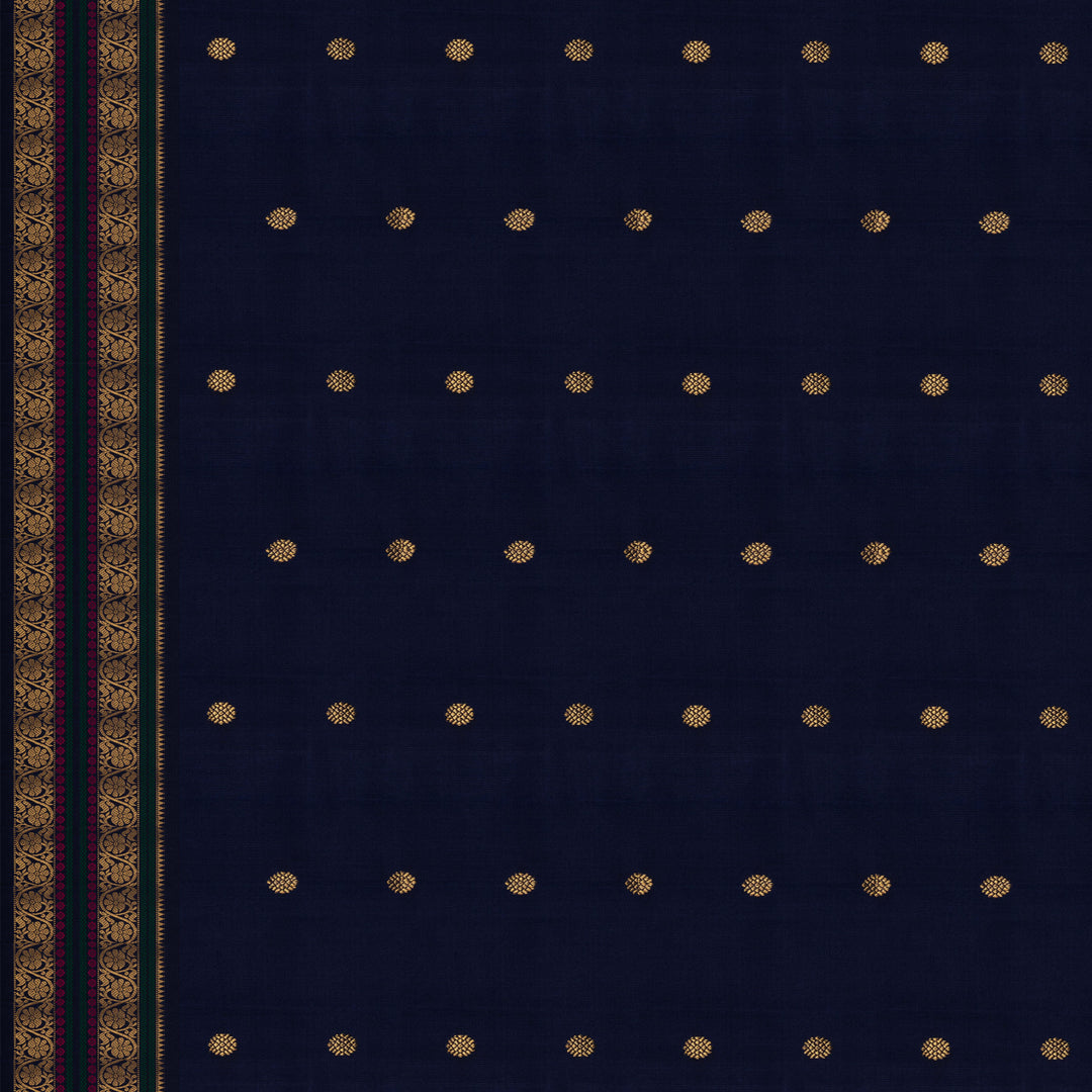 Blouse of Handwoven Gadwal Silk Saree 