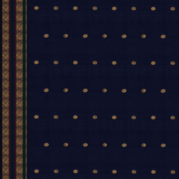 Blouse of Handwoven Gadwal Silk Saree 