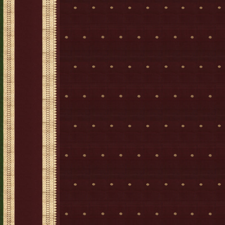 Blouse of Handwoven Gadwal Silk Saree