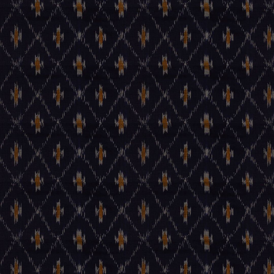Body Design of Handwoven Ikat Cotton Saree 