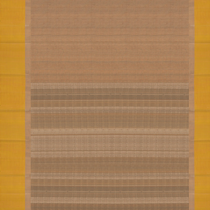 Pallu of Handwoven  Dupion Soft Silk Saree
