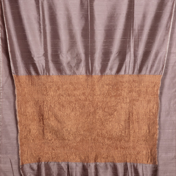Pallu of Handwoven Dupion Soft Silk Saree 