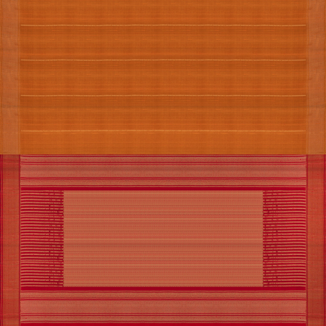Pallu of Handwoven Dupion Soft Silk Saree