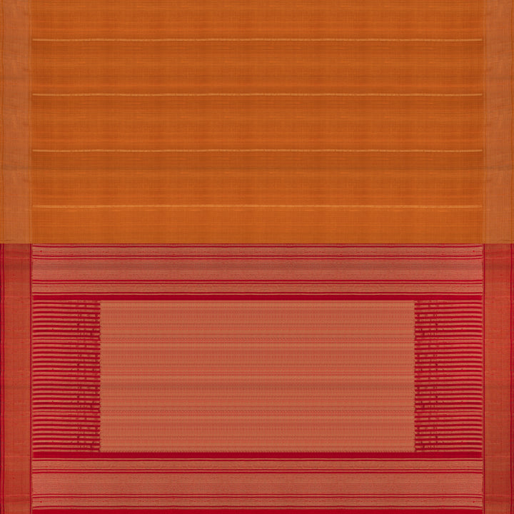 Pallu of Handwoven Dupion Soft Silk Saree