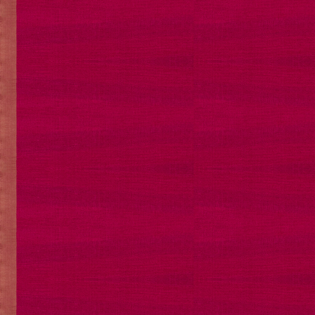 Blouse of Handwoven Pink Silk Cotton Saree 