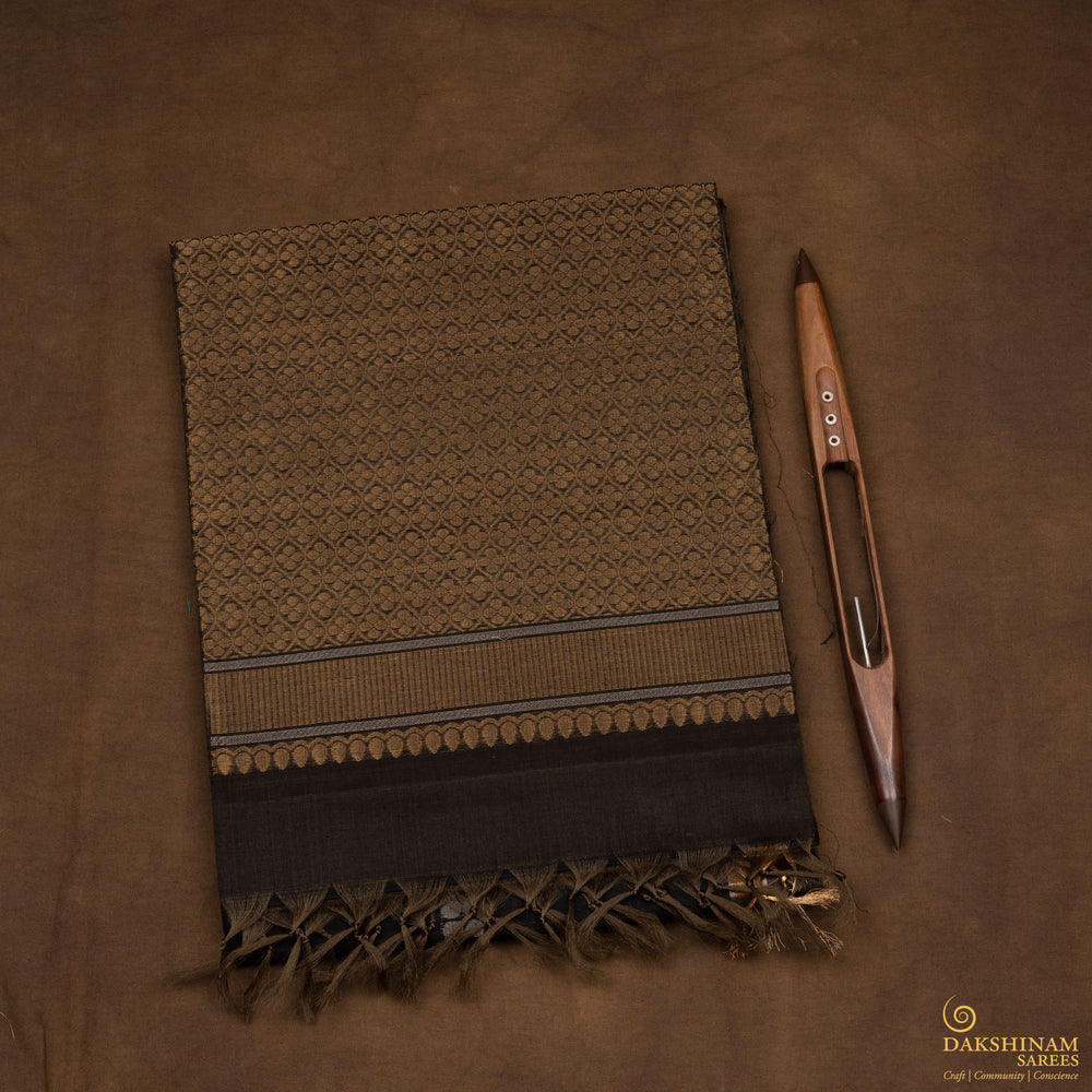 Folded f Handwoven Silk Cotton Saree