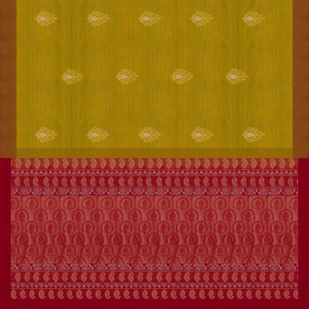 Pallu of Handwoven Silk Cotton Saree