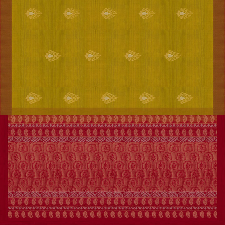 Pallu of Handwoven Silk Cotton Saree
