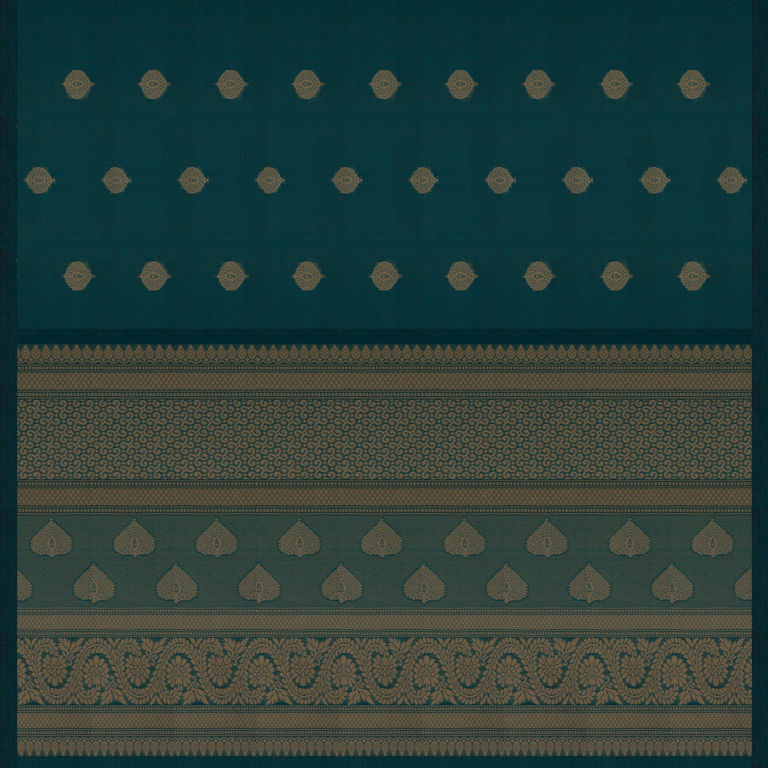Pallu of Handwoven South Cotton Saree 