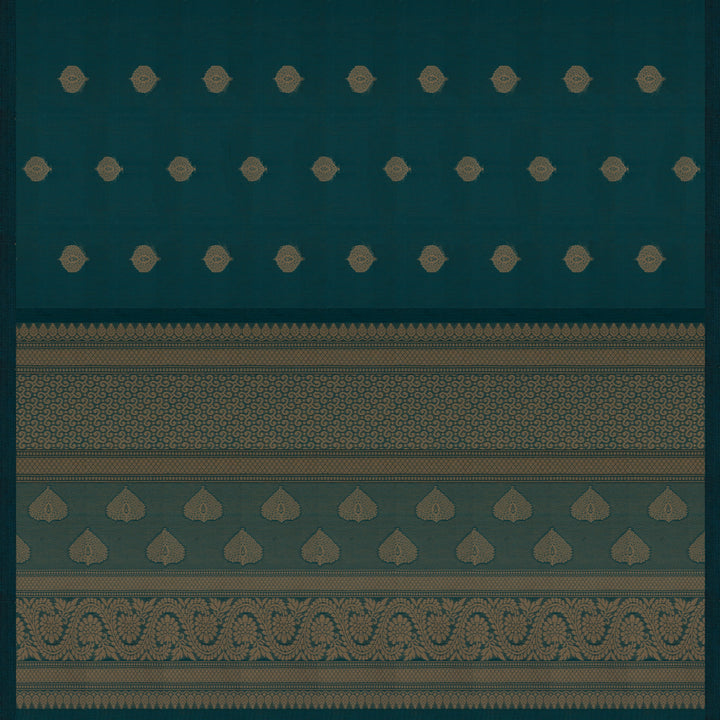 Pallu of Handwoven South Cotton Saree 