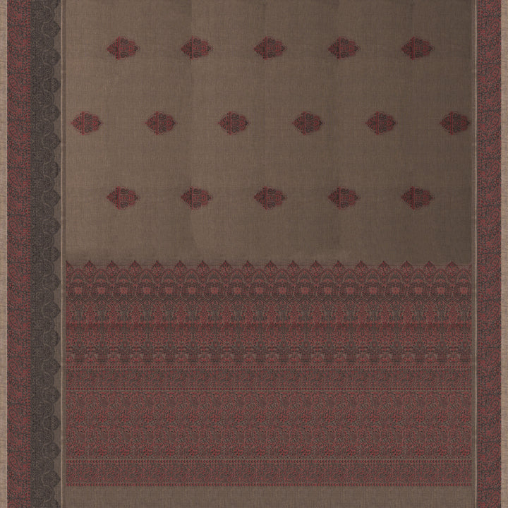 Pallu of Handwoven South Cotton Saree 