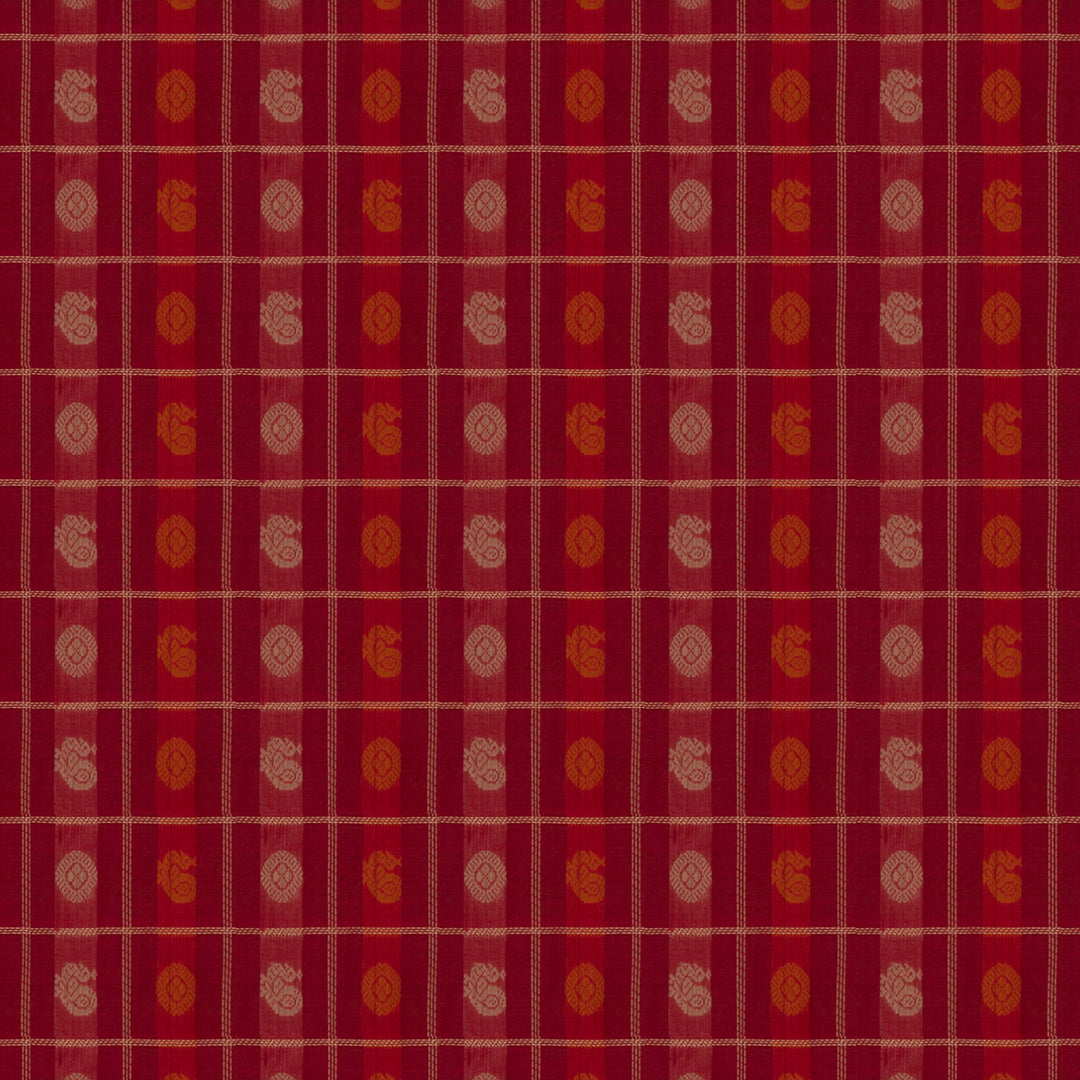 Body design of Handwoven Kanjivaram Cotton Saree
