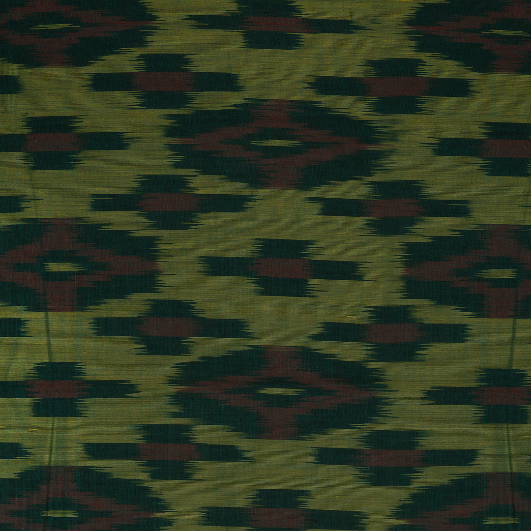Body design of  Handwoven  Ikat Cotton Saree