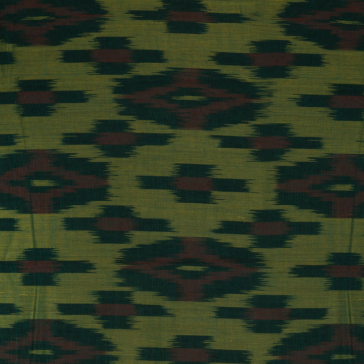 Body design of  Handwoven  Ikat Cotton Saree