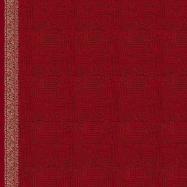 Blouse of Handwoven Chanderi Silk Saree