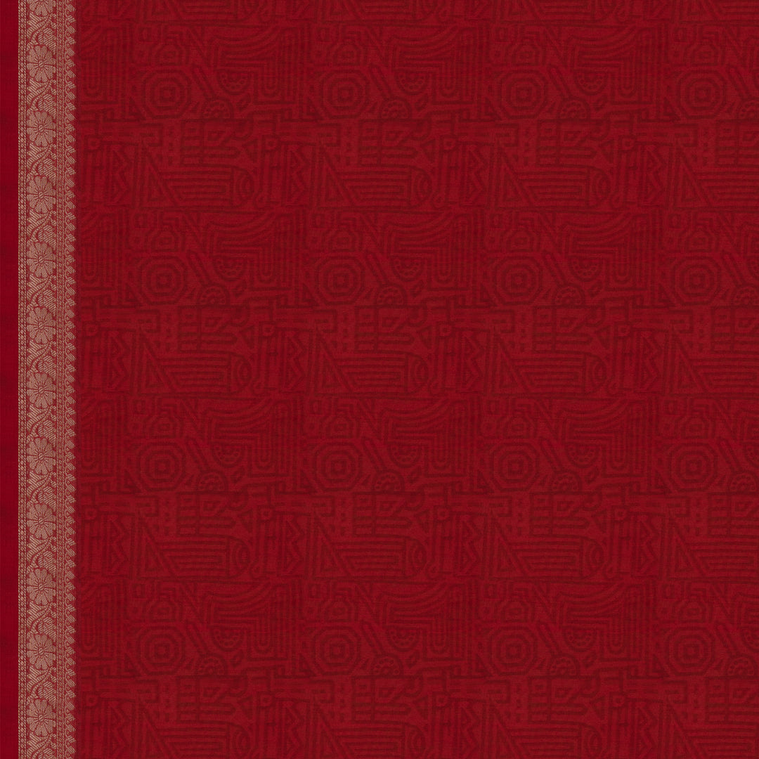 Blouse of Handwoven Chanderi Silk Saree 