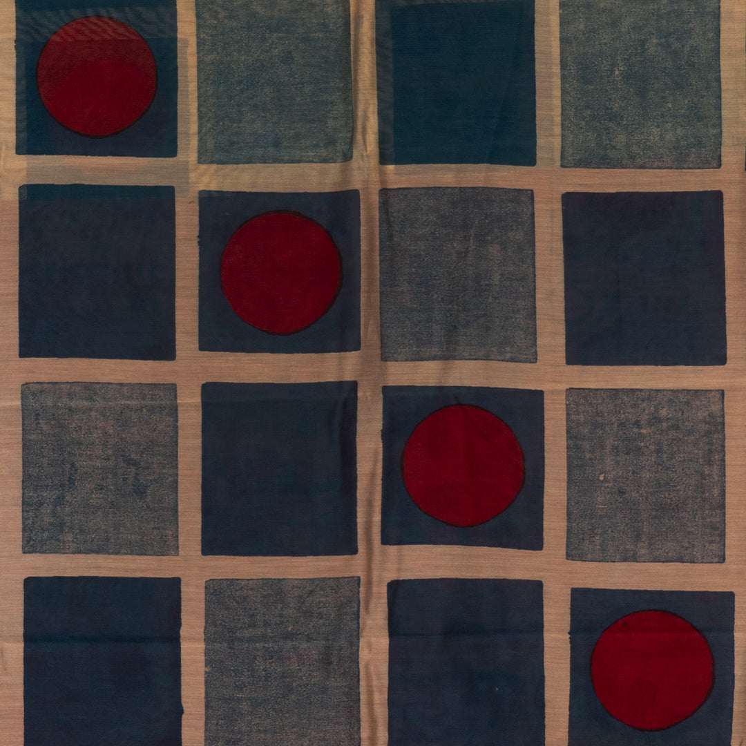 Body design of Handwoven Chanderi Silk Saree 