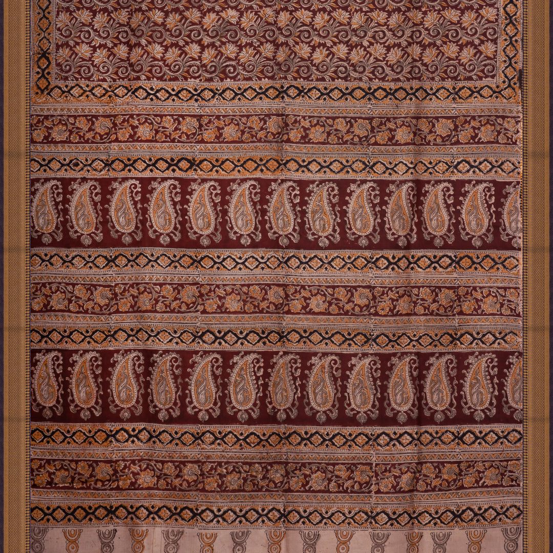 Pallu of Handwoven Chanderi Silk Saree