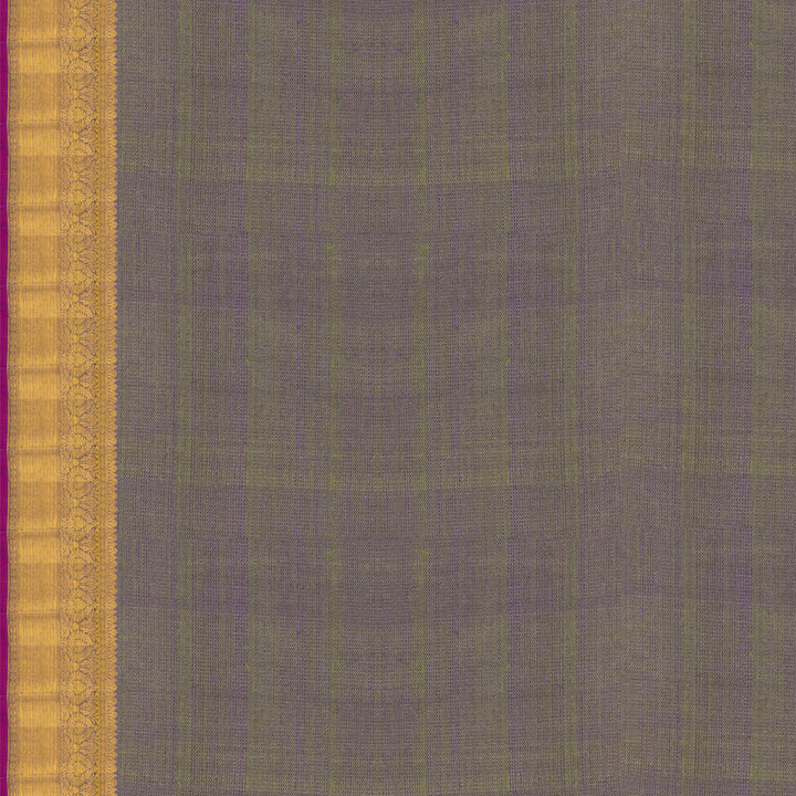 Blouse of Handwoven Purple with Magenta Kanjivaram silk Saree