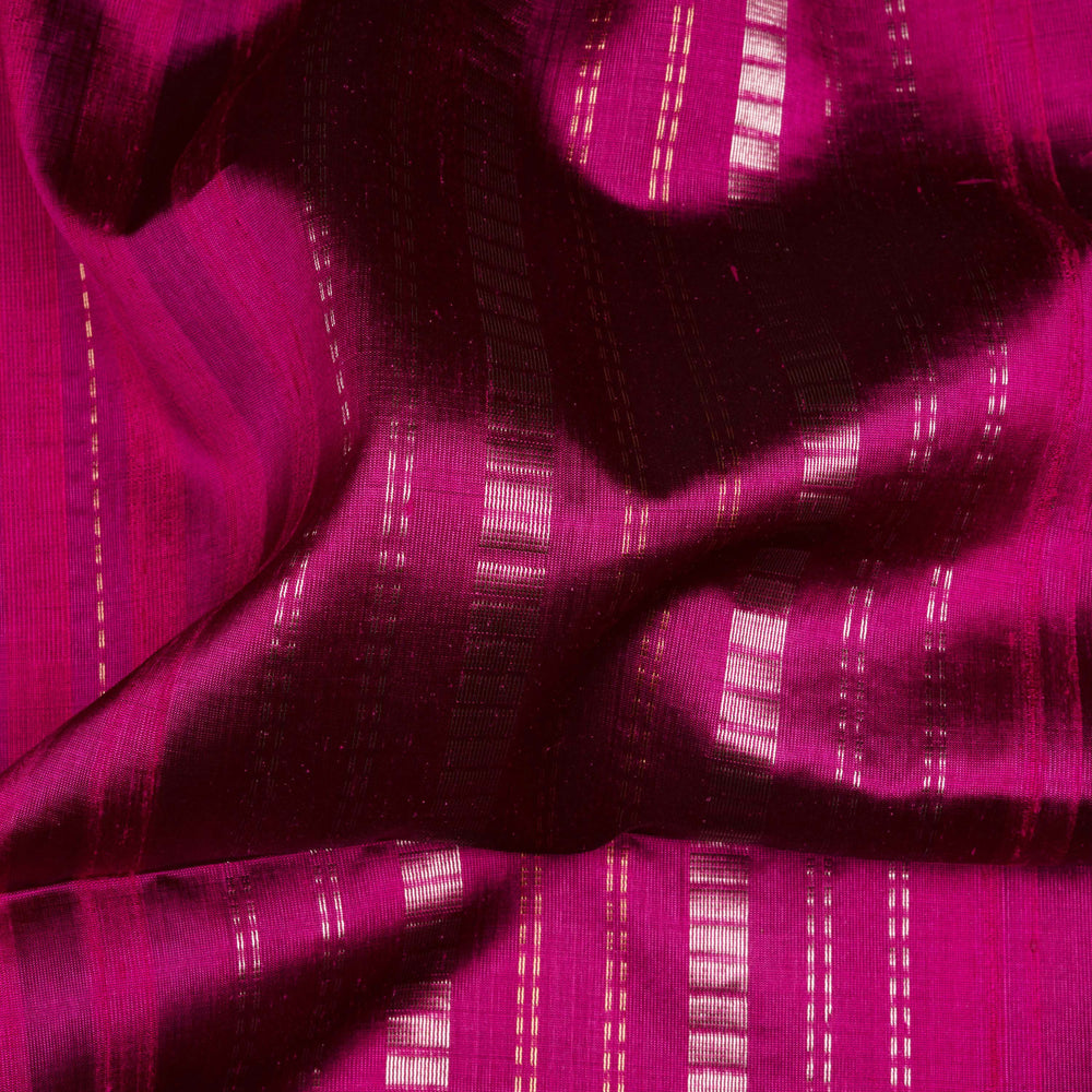 Close-up of pink fabric with a subtle pattern