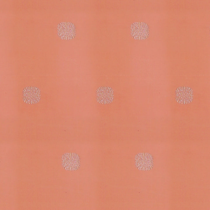Handwoven Peach Kanjivaram Silk Saree - 1793T006130DSC