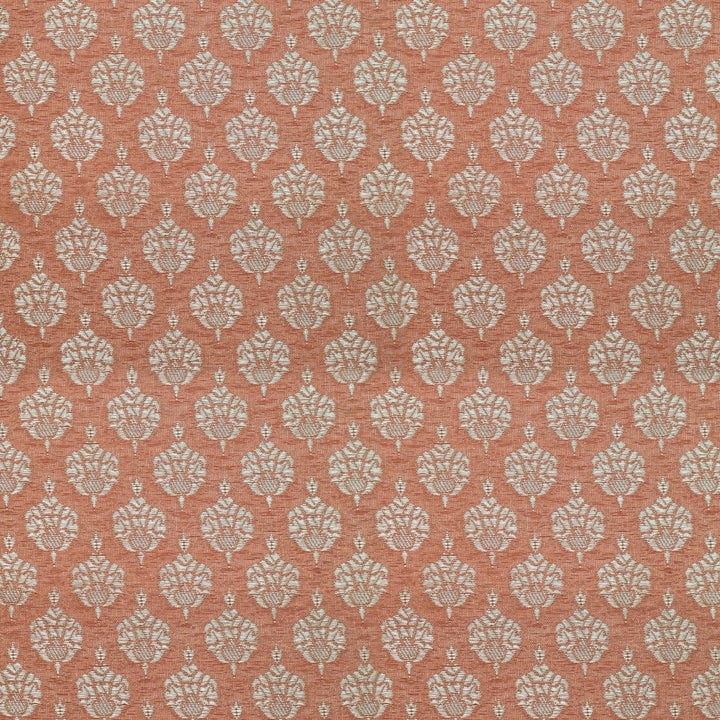 Handwoven Peach Banarasi Fabric - 2T004419DSC