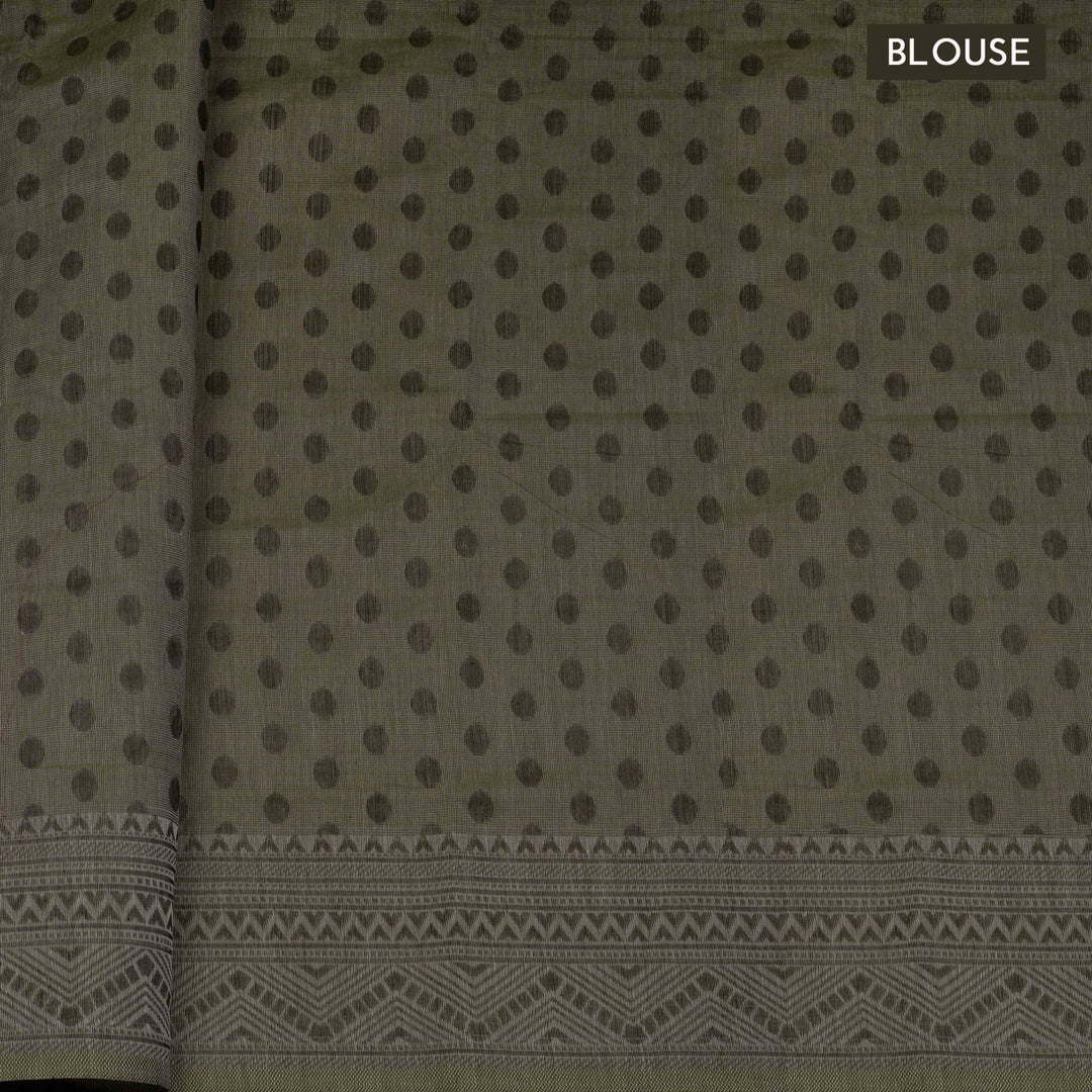 Curated Pair – Handwoven Pink and Grey South Cotton Saree