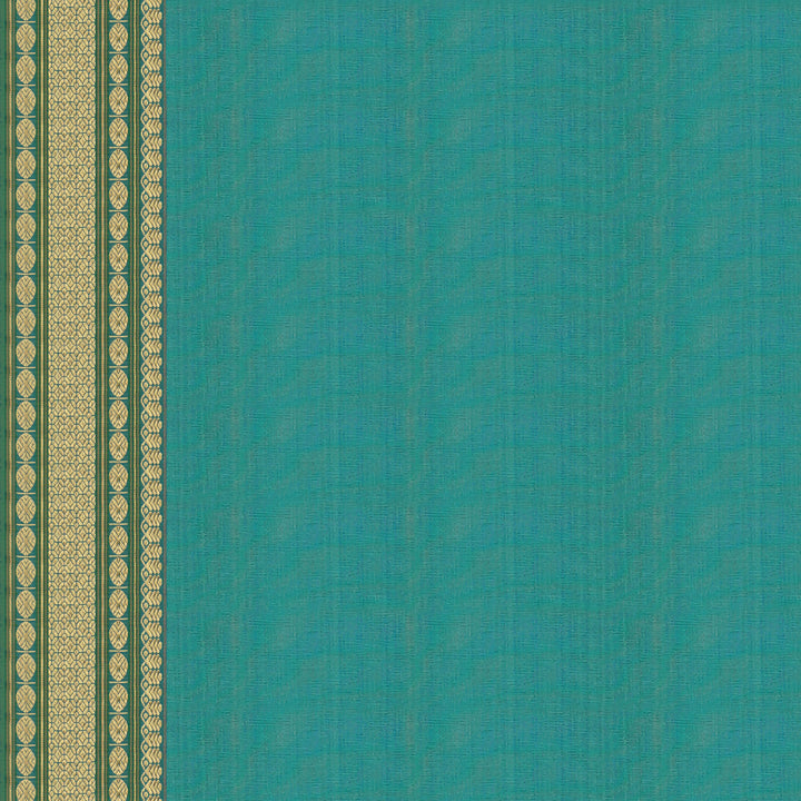 Handwoven Grape with Green Kanjivaram Silk Saree- 1856T005693DSC