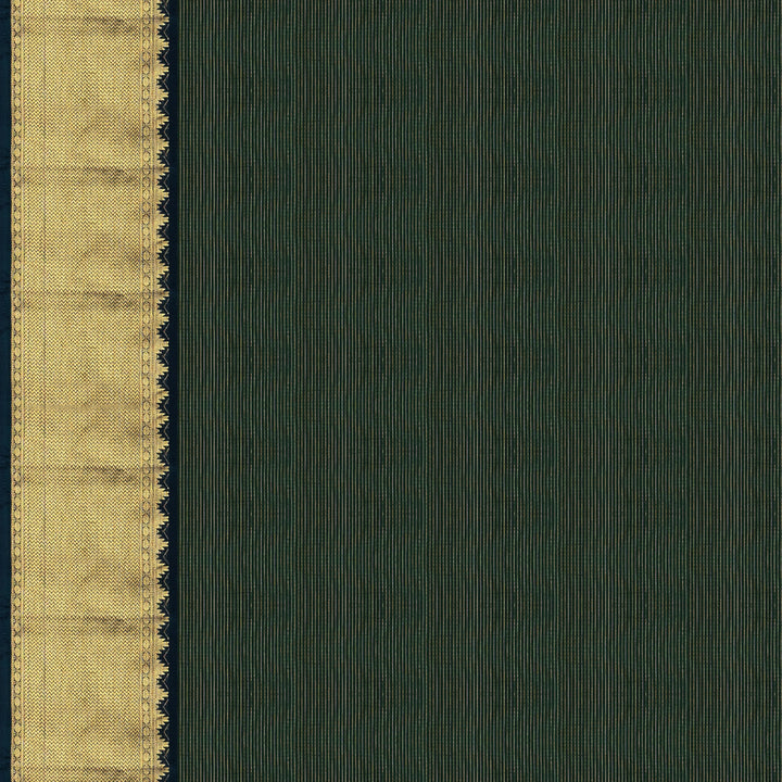 Handwoven Green Kanjivaram Silk Saree -1947T007166DSC