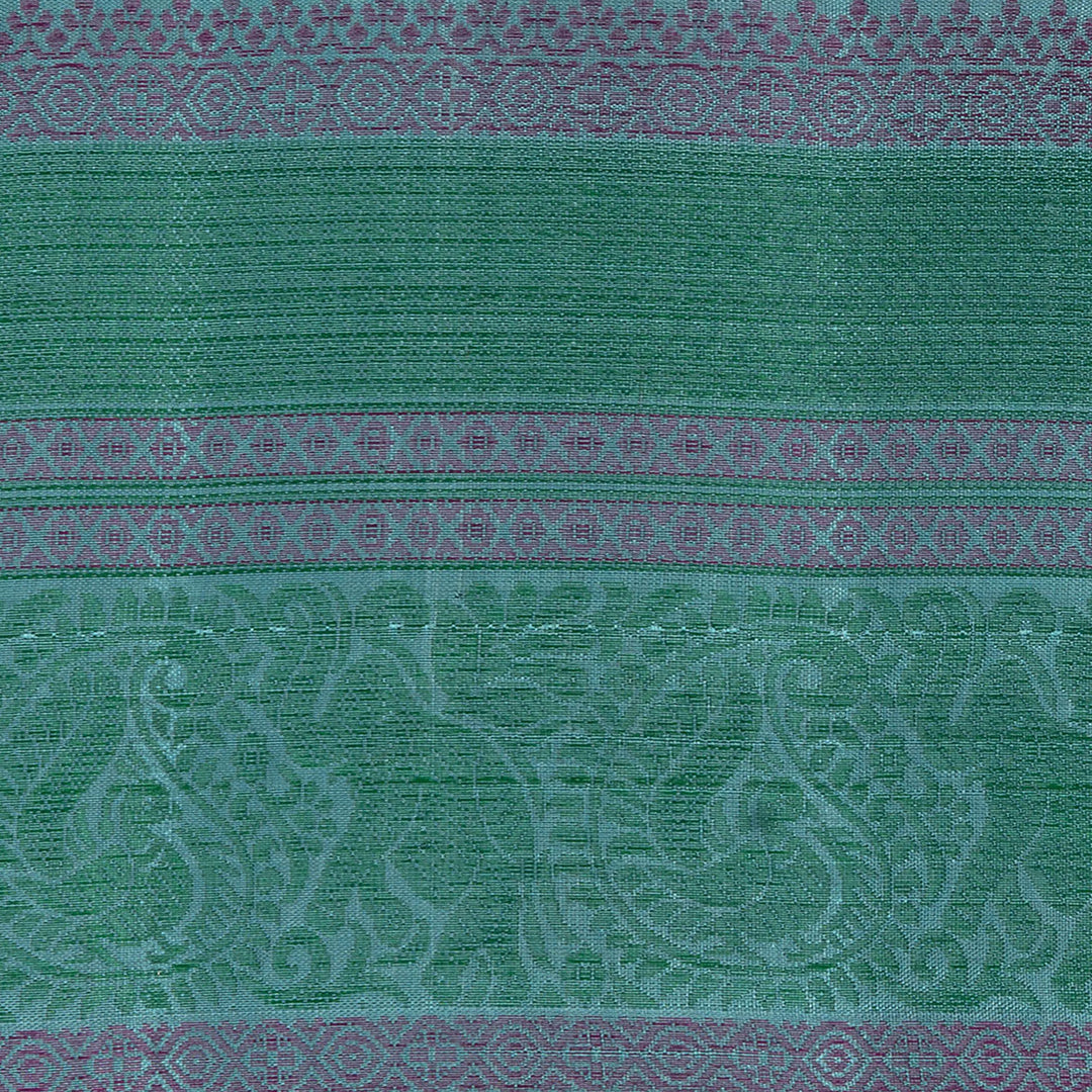 Handwoven Purple with Blue Kanjivaram Silk Saree - 2560T011399DSC