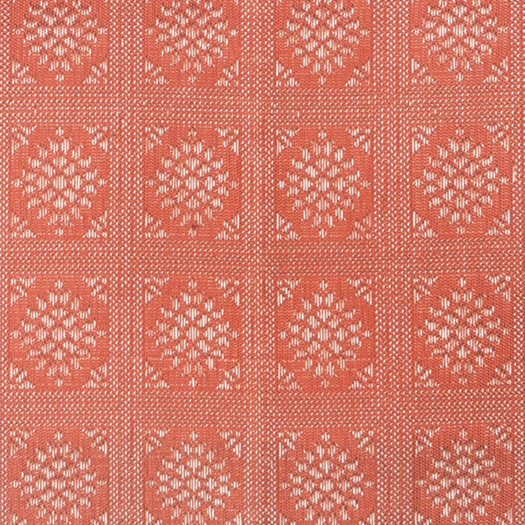 Handwoven Peach with Blue Kanjivaram Silk Saree - 2049T007174DSC