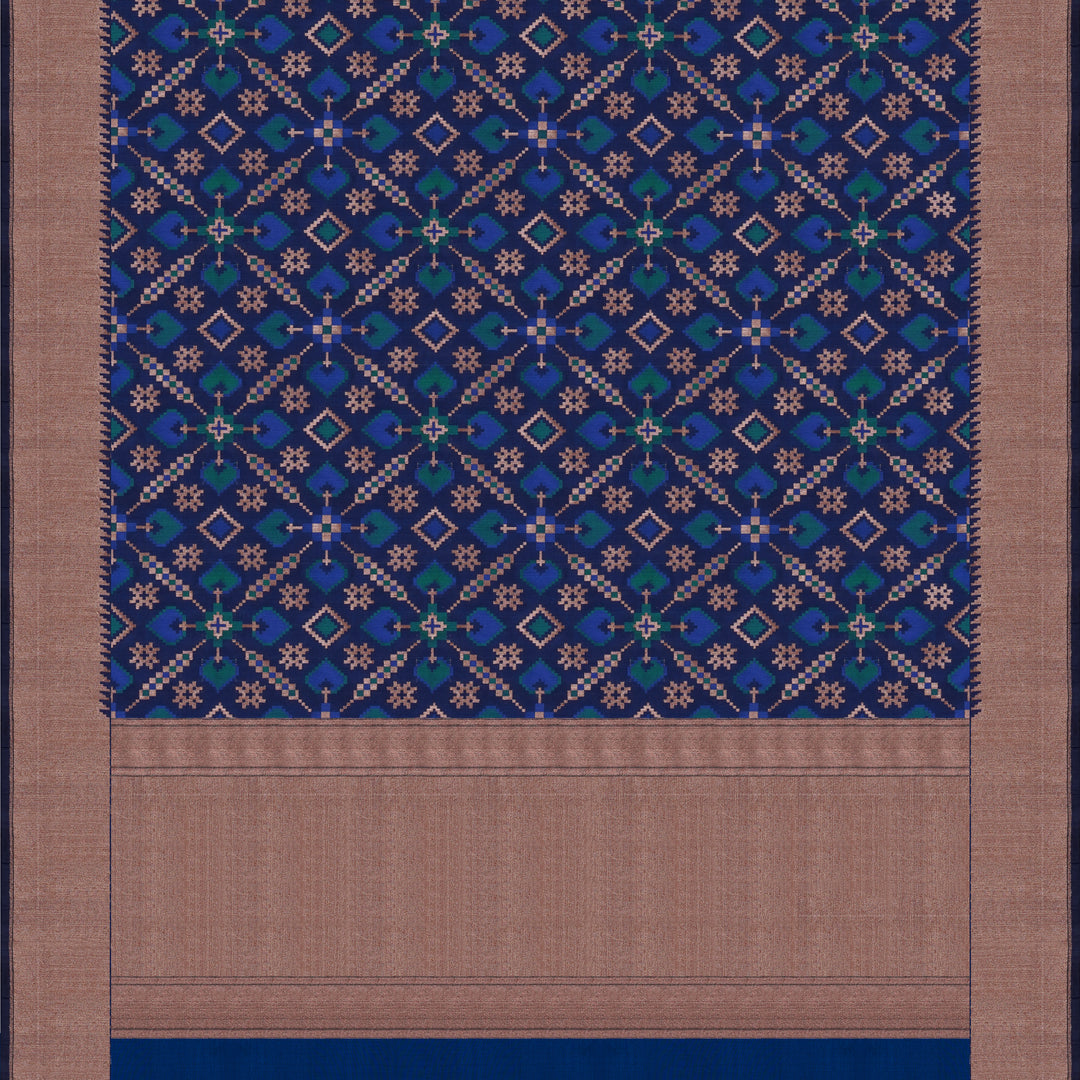 Handwoven Multi-colour Banarasi Silk Saree - 2093T009506DSC