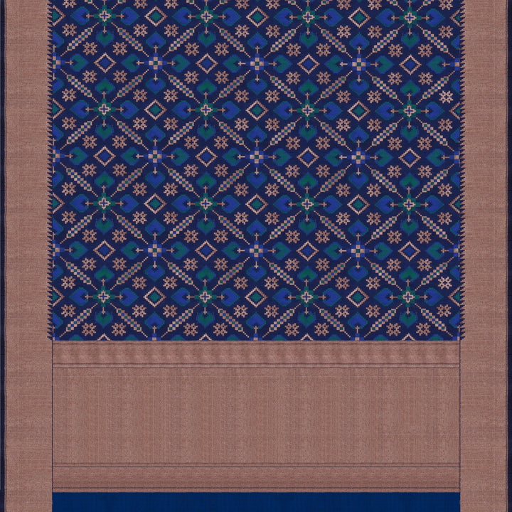 Handwoven Multi-colour Banarasi Silk Saree - 2093T009506DSC