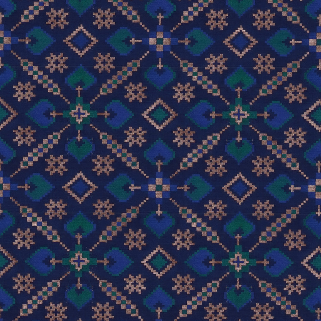 Handwoven Multi-colour Banarasi Silk Saree - 2093T009506DSC
