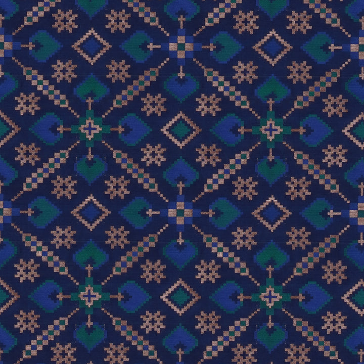Handwoven Multi-colour Banarasi Silk Saree - 2093T009506DSC